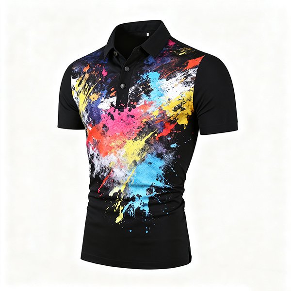 Men's Premium Canvas Shirt - Solid Short Sleeve Wrinkle-Resistant