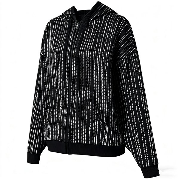 Women's Outdoor Running Jacket - Winter Warm Zip-Up Hoodie Fitness Long Sleeve